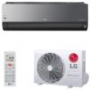 LG ArtCool Black airco spiegelglas design wandmodel
