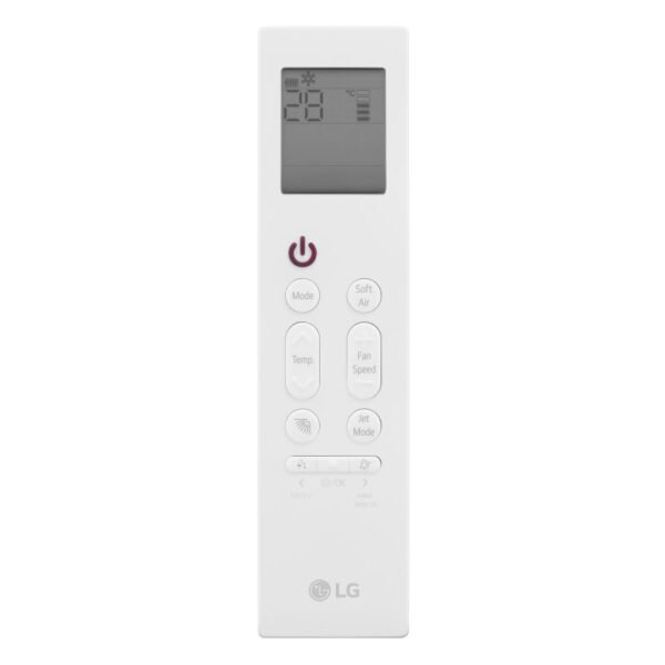 LG airco afstandsbediening DualCool wit bediening
