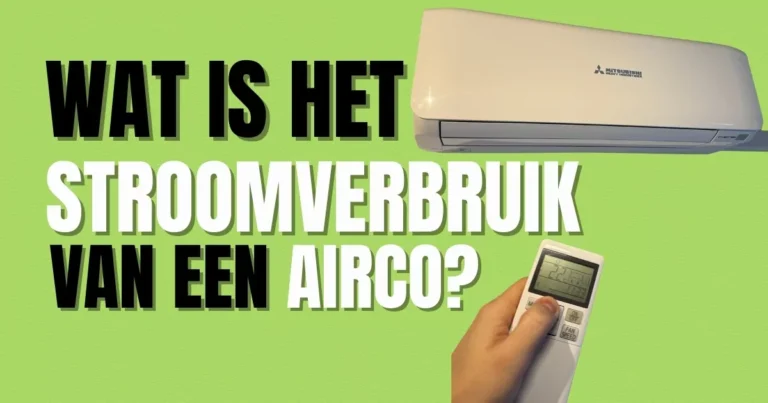 Airco stroomverbruik grafiek en uitleg energiegebruik airconditioning